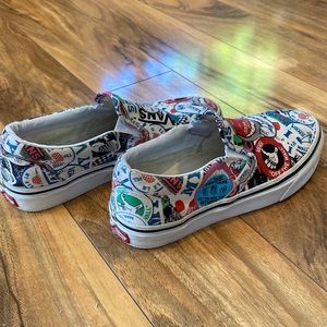 Vans “those aren’t vans” graffiti slip on EUC men’s 5 women’s 6.5